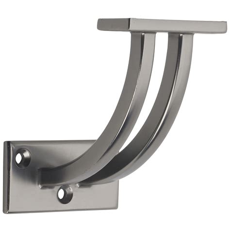 gun metal handrail brackets|4' one step handrail brackets.